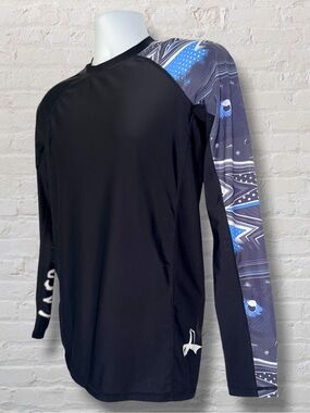 LAFROI Mens Rash Guard LG Compression Shirt UPF 50 Surf Gym Training
